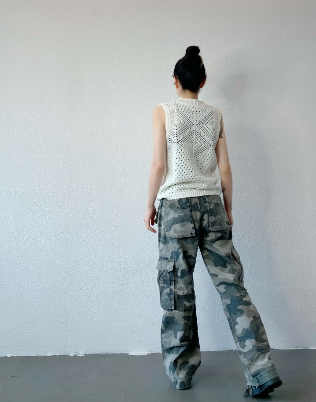 Snow Camouflaged Pants #250406